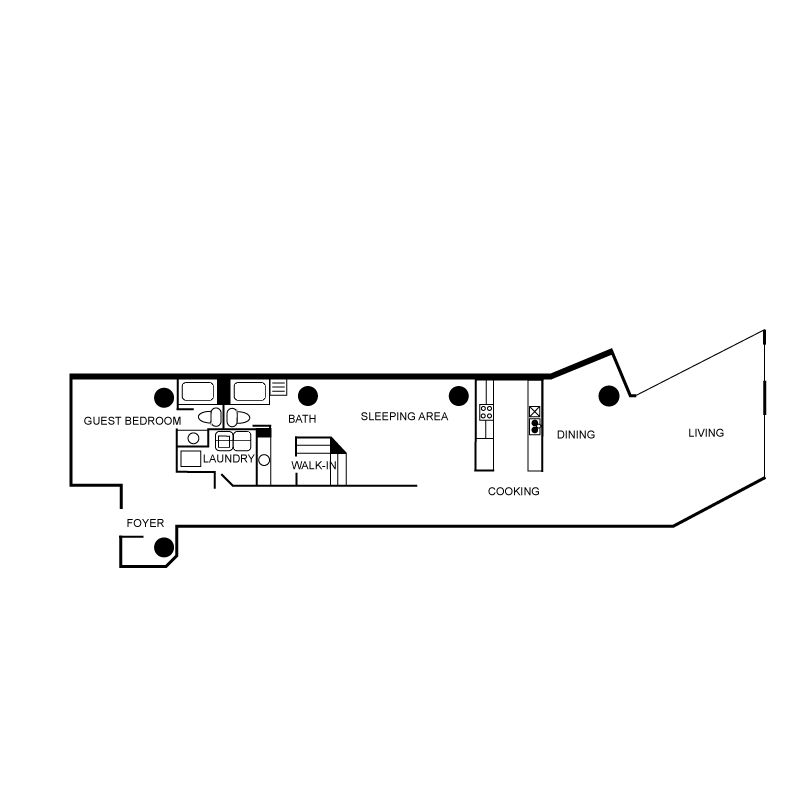 Floor plan layout diagram for c21